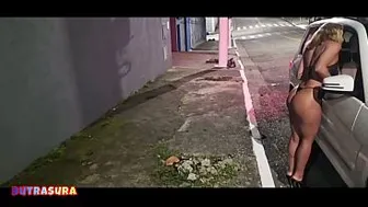 Another night turning tricks on the street, and I ended up taking it up the ass in the public park and letting my client cum inside—he paid a high price.