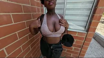 ASMR Slim Thick Big Butt Sweet Glasses Girl Walking Around Exploring The Complex Outdoors Showing Her Naughtiest Freaky Moments Close Up - Mastermeat1