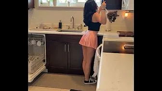 Carly Kiss Fucks Her Best Friend's Stepdad While House-Sitting