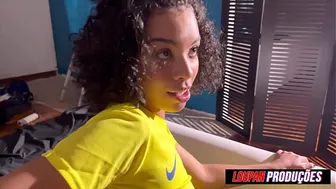 naughty skinny girl sucking a lot and giving ass | TIABRIT | LP Productions