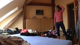 College girls come for a fashion photo shoot turns into a porn casting for an amateur porno director