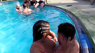 The bitching went wild and I enjoyed it. I had a gangbang with 7 men.