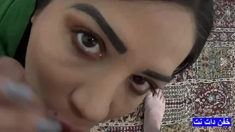Iranian super sex movie, sucking and eating cock of a horny MILF