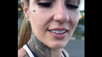 I saw a prostitute hanging out on the street and asked her to give me a blowjob, she charged me $10 and she wanted to take me to the alley! (Public)