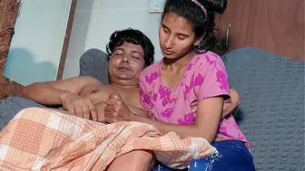 Young couple having hard sex with honey