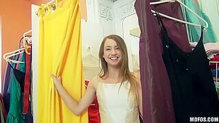 Riding Dick In The Changing Room With Taylor Sands