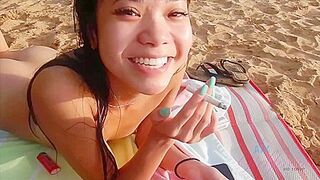 Vina Flashes You While You Explore Until You Hit The Nude Beach - Vina Skyy